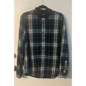 American‎ Eagle Outfitters Men's Plaid Long Sleeve Button-Up Shirt Sz Large